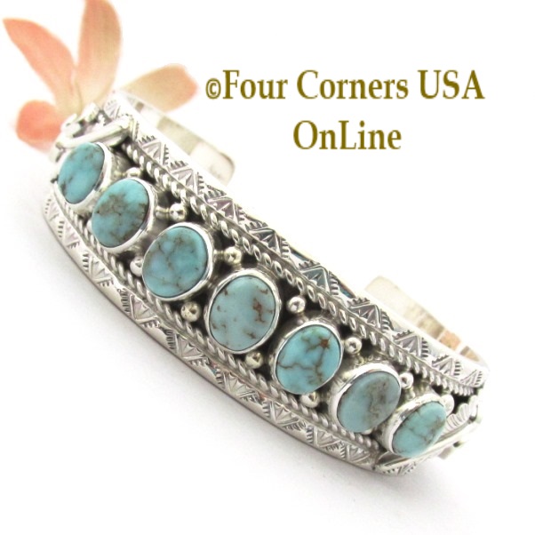 Dry Creek Turquoise Cuff Bracelets Four Corners USA OnLine Native American Jewelry Collection