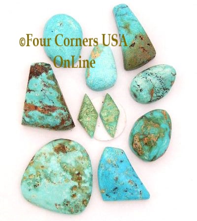 American Turquoise Cabochon Stones Four Corners USA OnLine Jewelry Making Beading Supplies
