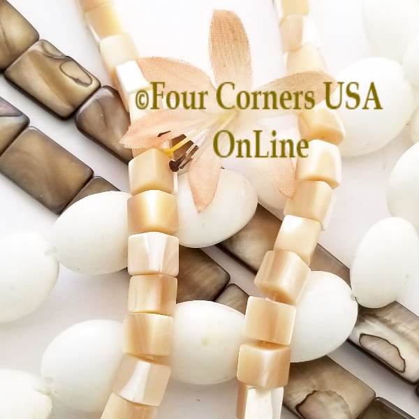 Shell Bead Strands On Sale Now at Four Corners USA OnLine Jewelry Making Beading Supplies