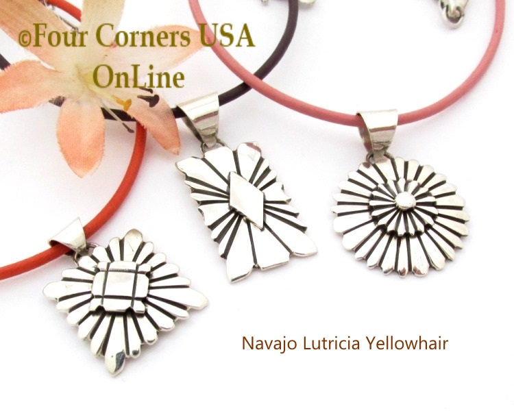 Native American Navajo Silver Jeweler Lutricia Yellowhair Four Corners USA OnLine