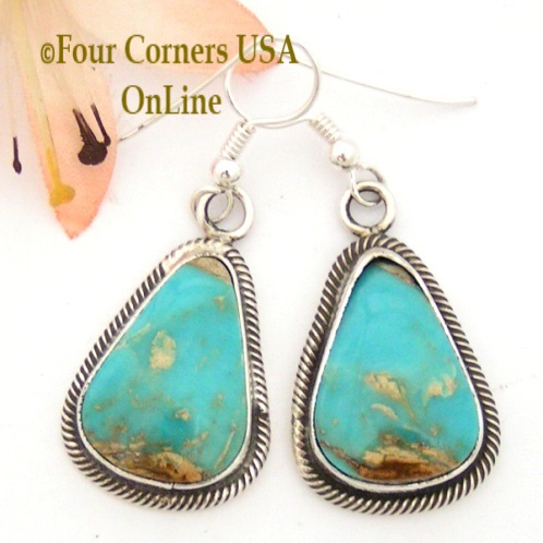 Showy Turquoise Earrings On Sale Now at Four Corners USA OnLine