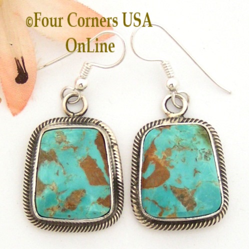 Showy Turquoise Earrings On Sale Now at Four Corners USA OnLine