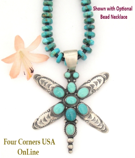 Turquoise Dragonfly Necklace Four Corners USA Online