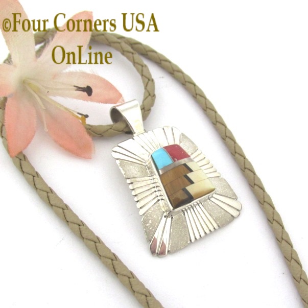 Inlay Pendants On Sale Now at Four Corners USA OnLine Native American Jewelry