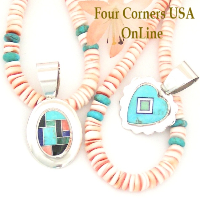 Red Lip Shell Heishi Beads - Four Corners USA Online