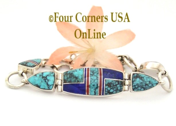 Multi Color Multi Stone Turquoise Bracelets Four Corners USA OnLine Native American Jewelry